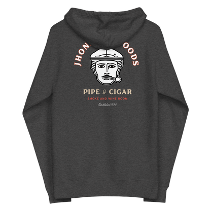 Cigar Club men's fleece zip up hoodie