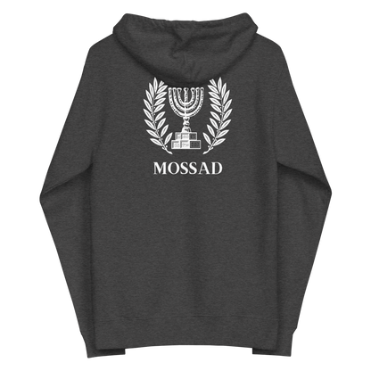 Mossad men's  fleece zip up hoodie