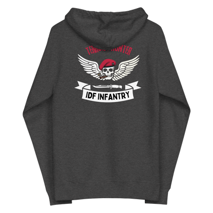 Terrorist Hunter men's fleece zip up hoodie