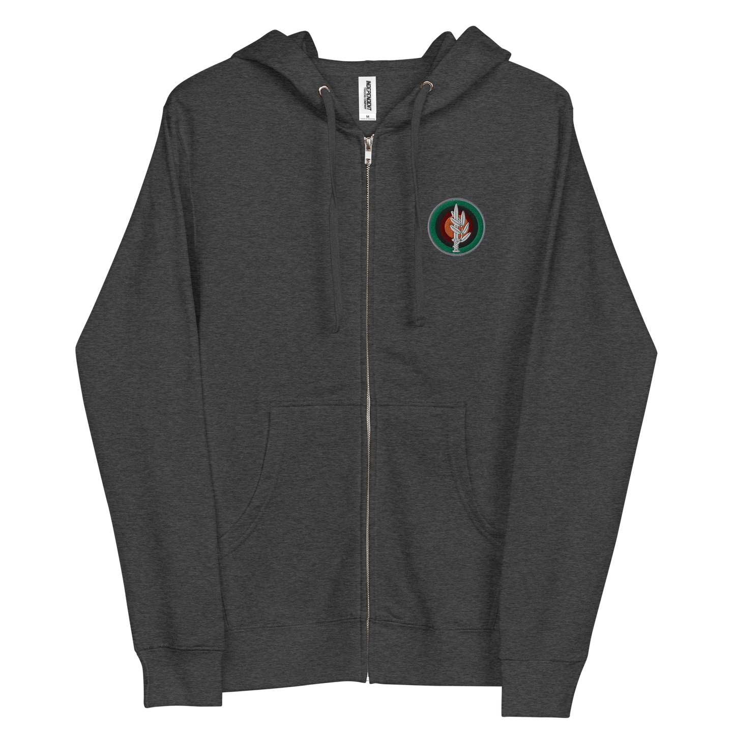 Terrorist Hunter men's fleece zip up hoodie