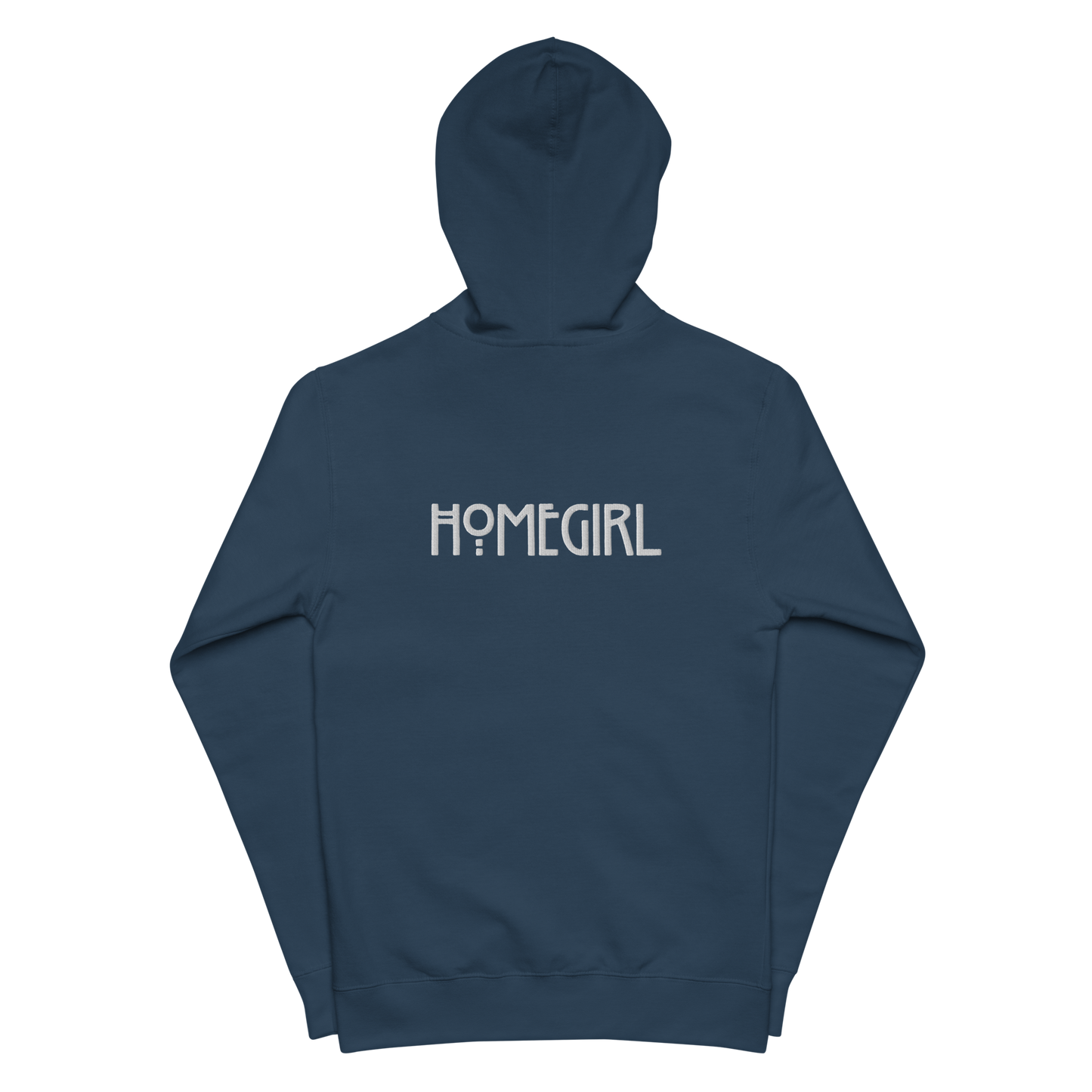 Homegirl women's fleece zip up hoodie