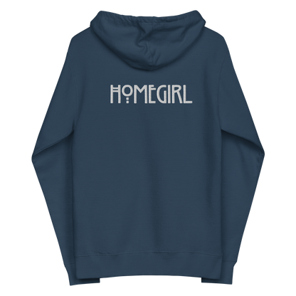 Homegirl women's fleece zip up hoodie