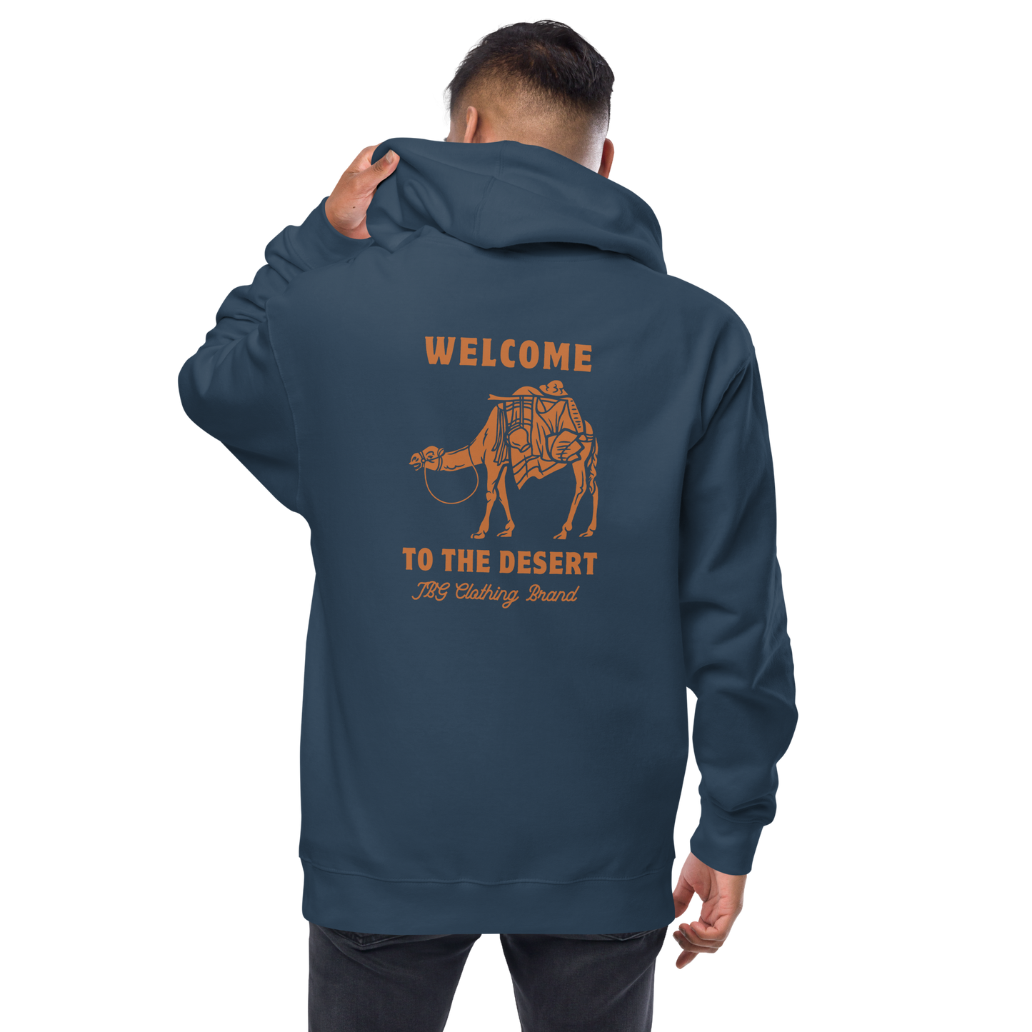 Welcome to The  Desert Men's fleece zip up hoodie