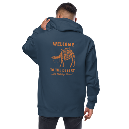 Welcome to The  Desert Men's fleece zip up hoodie