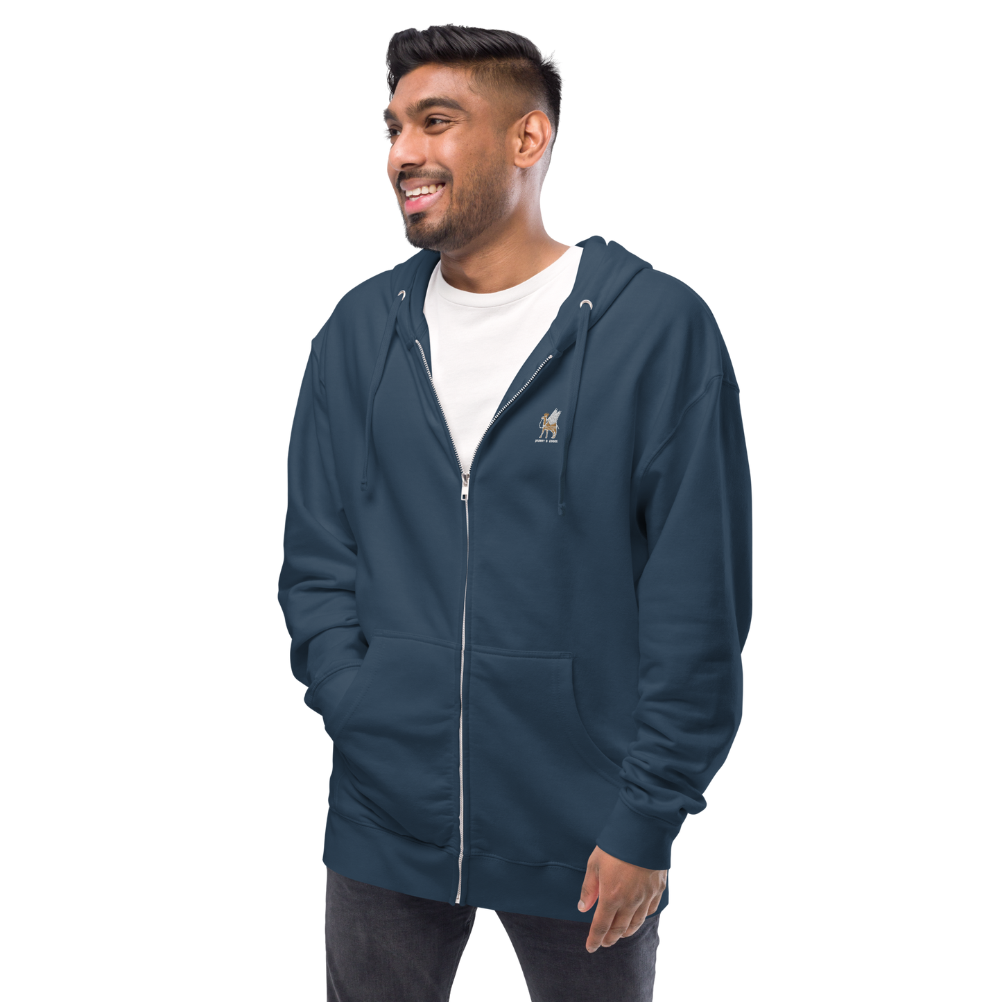 Welcome to The  Desert Men's fleece zip up hoodie