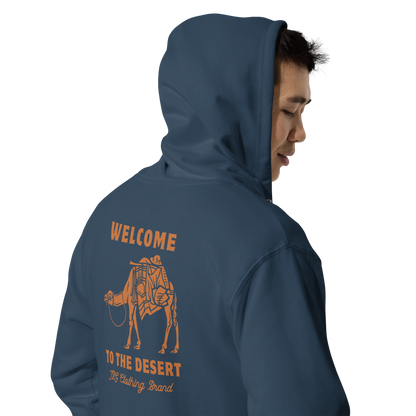 Welcome to The  Desert Men's fleece zip up hoodie