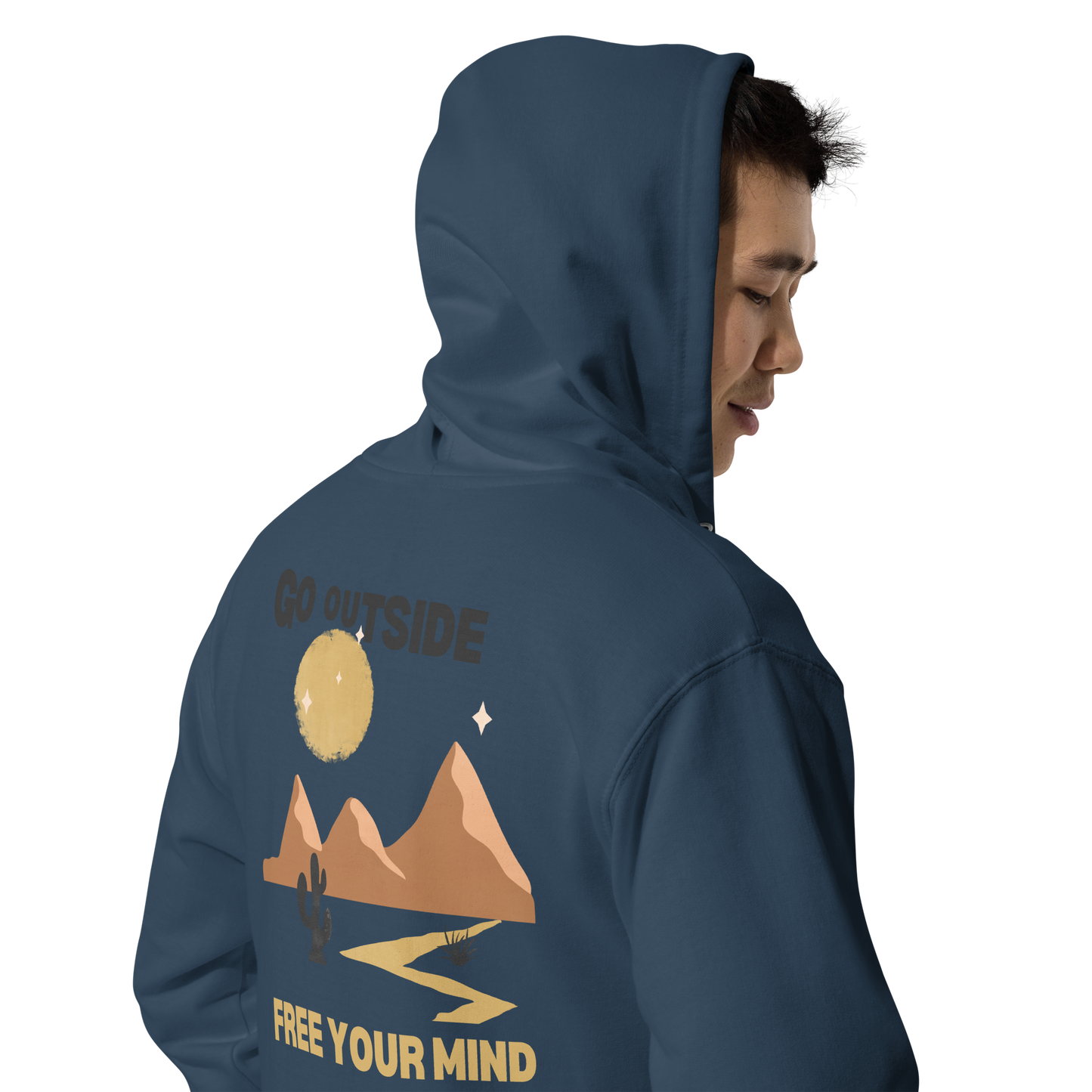 Men's Desert Roads fleece zip up hoodie