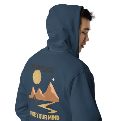 Men's Desert Roads fleece zip up hoodie