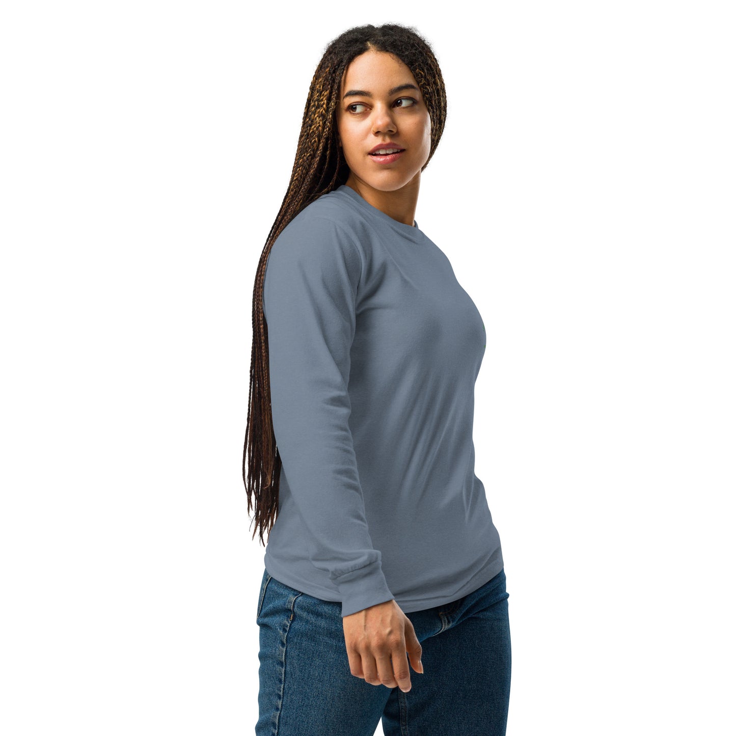 Rocky Mountains Camp Women's Garment-dyed heavyweight long-sleeve shirt