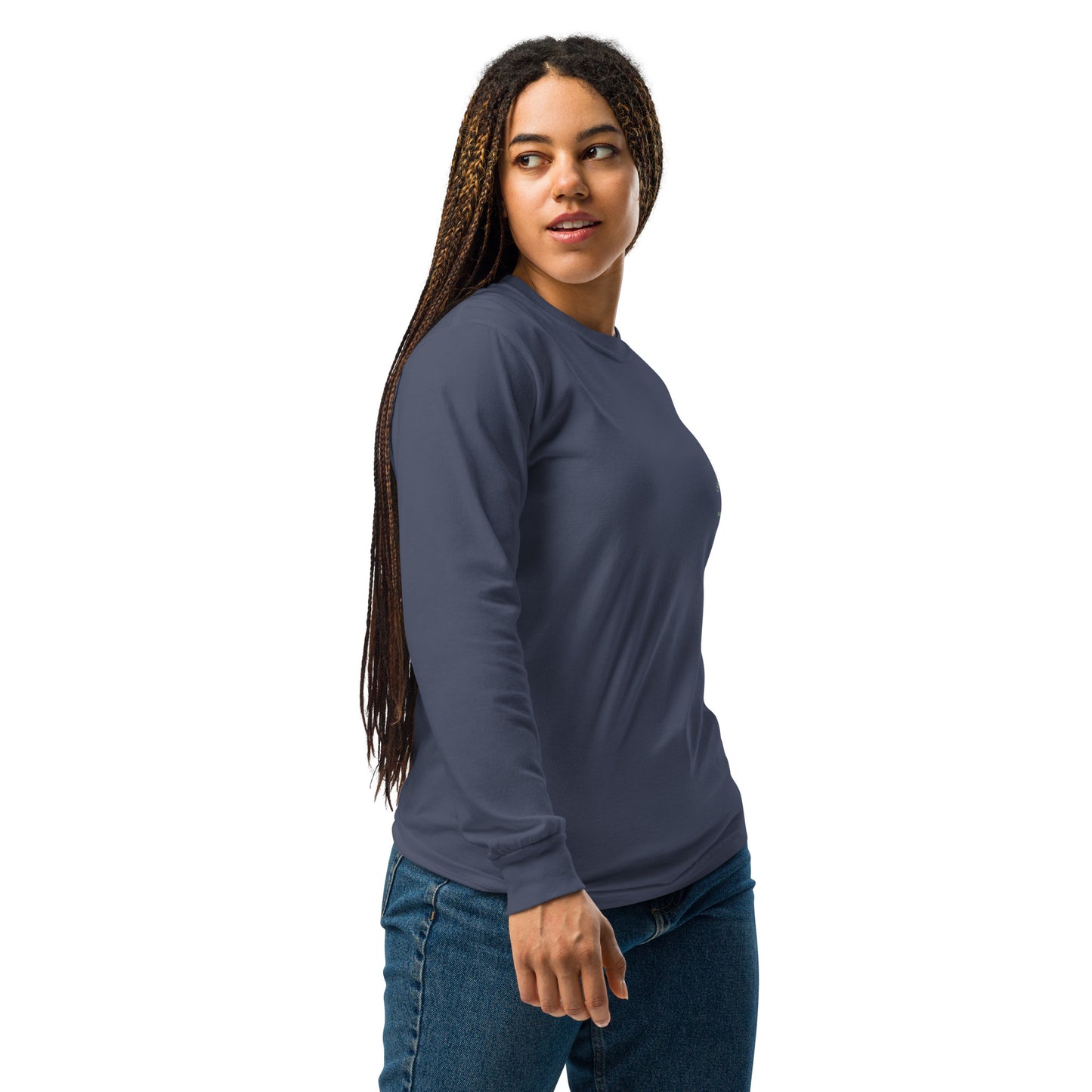 Rocky Mountains Camp Women's Garment-dyed heavyweight long-sleeve shirt