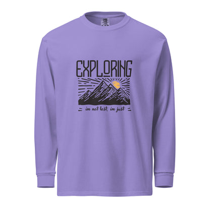 Exploring Women's dyed heavyweight long-sleeve shirt