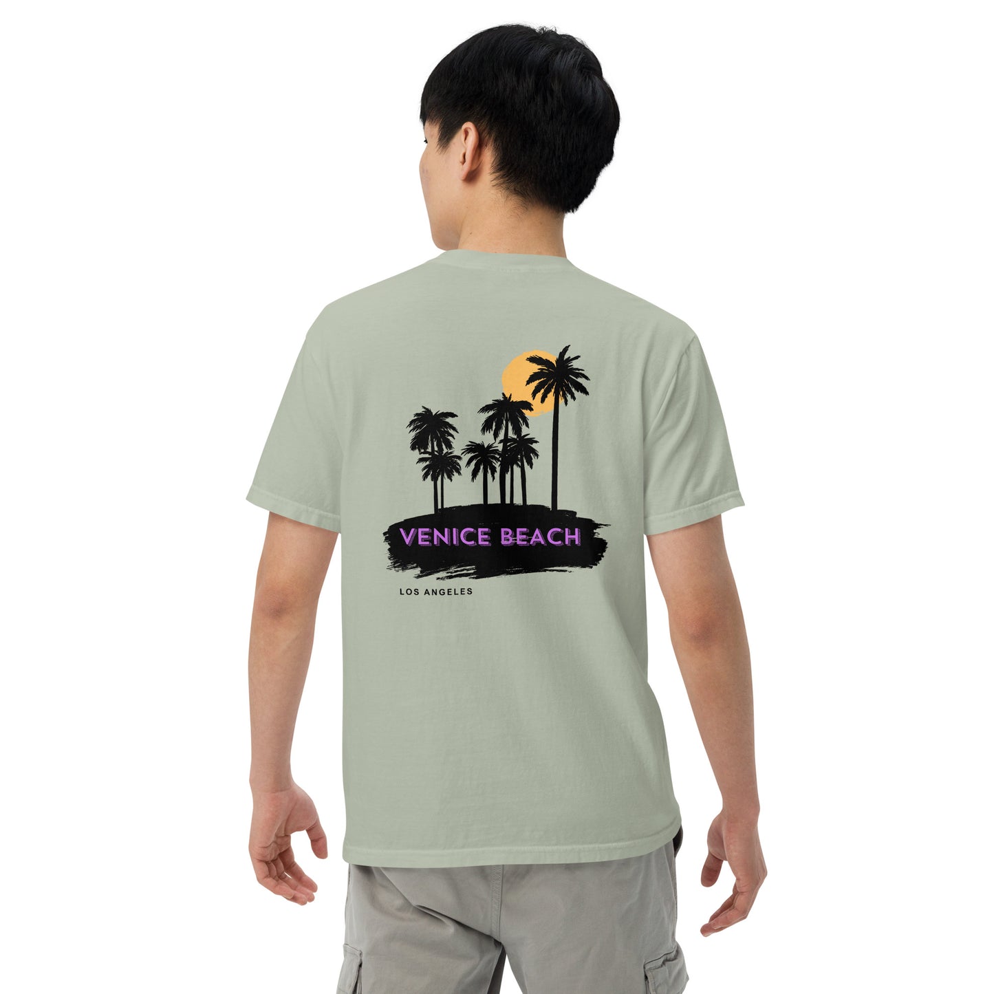 Venice Beach men garment-dyed heavyweight t-shirt