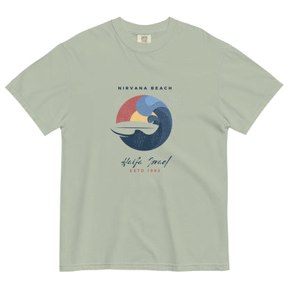 Nirvana Beach men garment-dyed heavyweight t-shirt