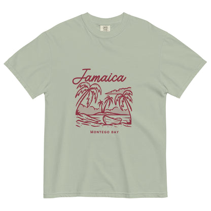 Jamaica Unisex garment-dyed heavyweight t-shirt