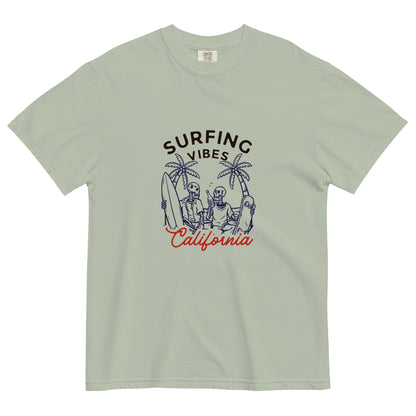 Surfing Vibes California men garment-dyed heavyweight t-shirt