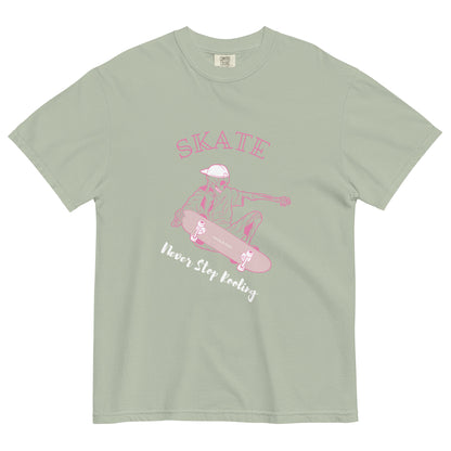 Skating Never Stop Roling Unisex garment-dyed heavyweight t-shirt