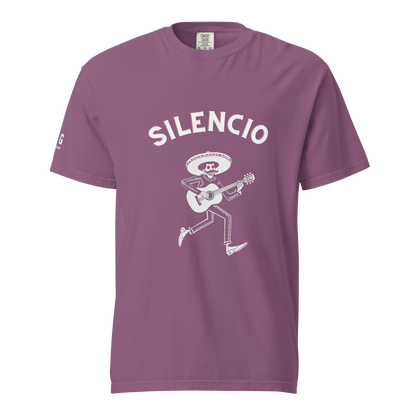 Silencio Unisex garment-dyed heavyweight t-shirt