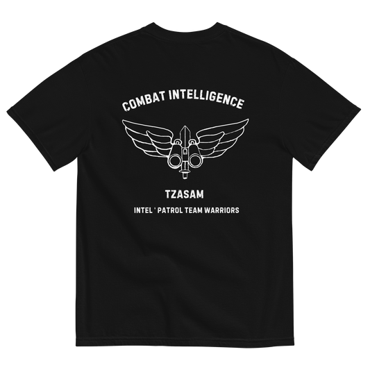 Tzsam - Combat Intelligence garment-dyed heavyweight t-shirt