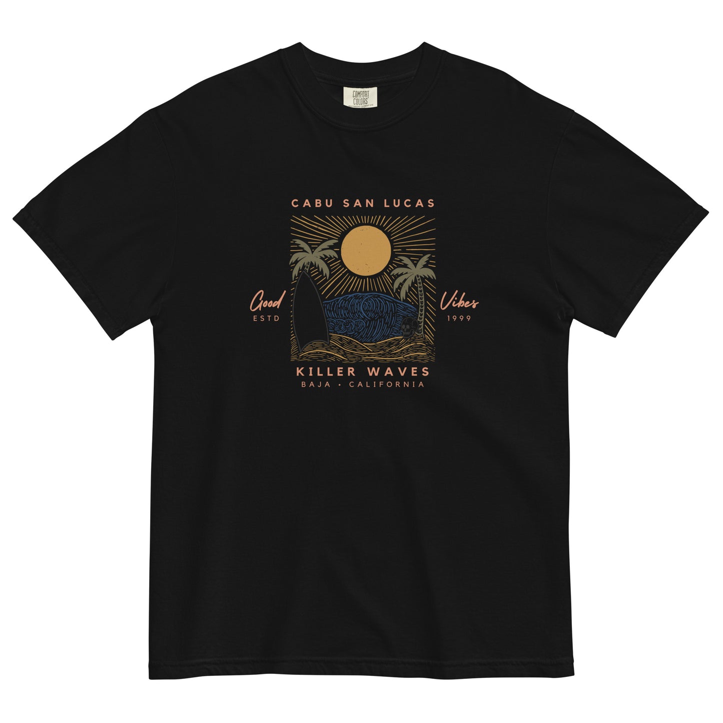 Cabu San Lucas Men garment-dyed heavyweight t-shirt