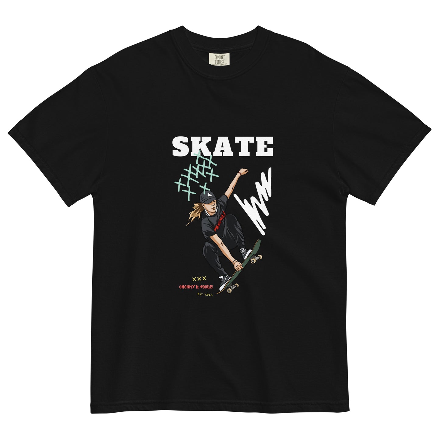 Skate Women's garment-dyed heavyweight t-shirt