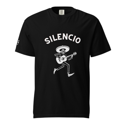 Silencio Unisex garment-dyed heavyweight t-shirt