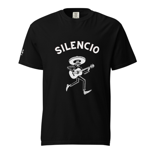 Silencio Unisex garment-dyed heavyweight t-shirt