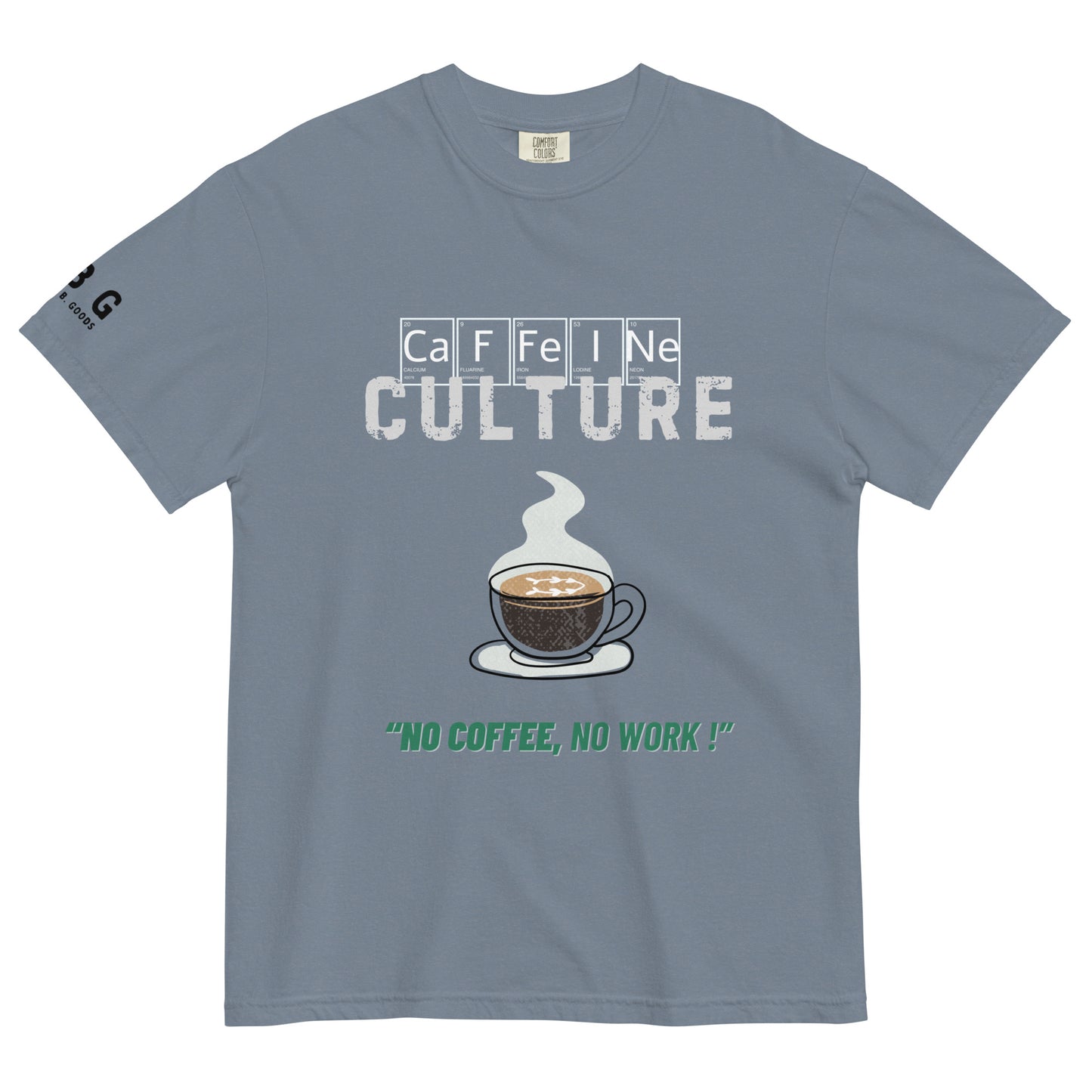 Caffeine  Culture men garment-dyed heavyweight t-shirt