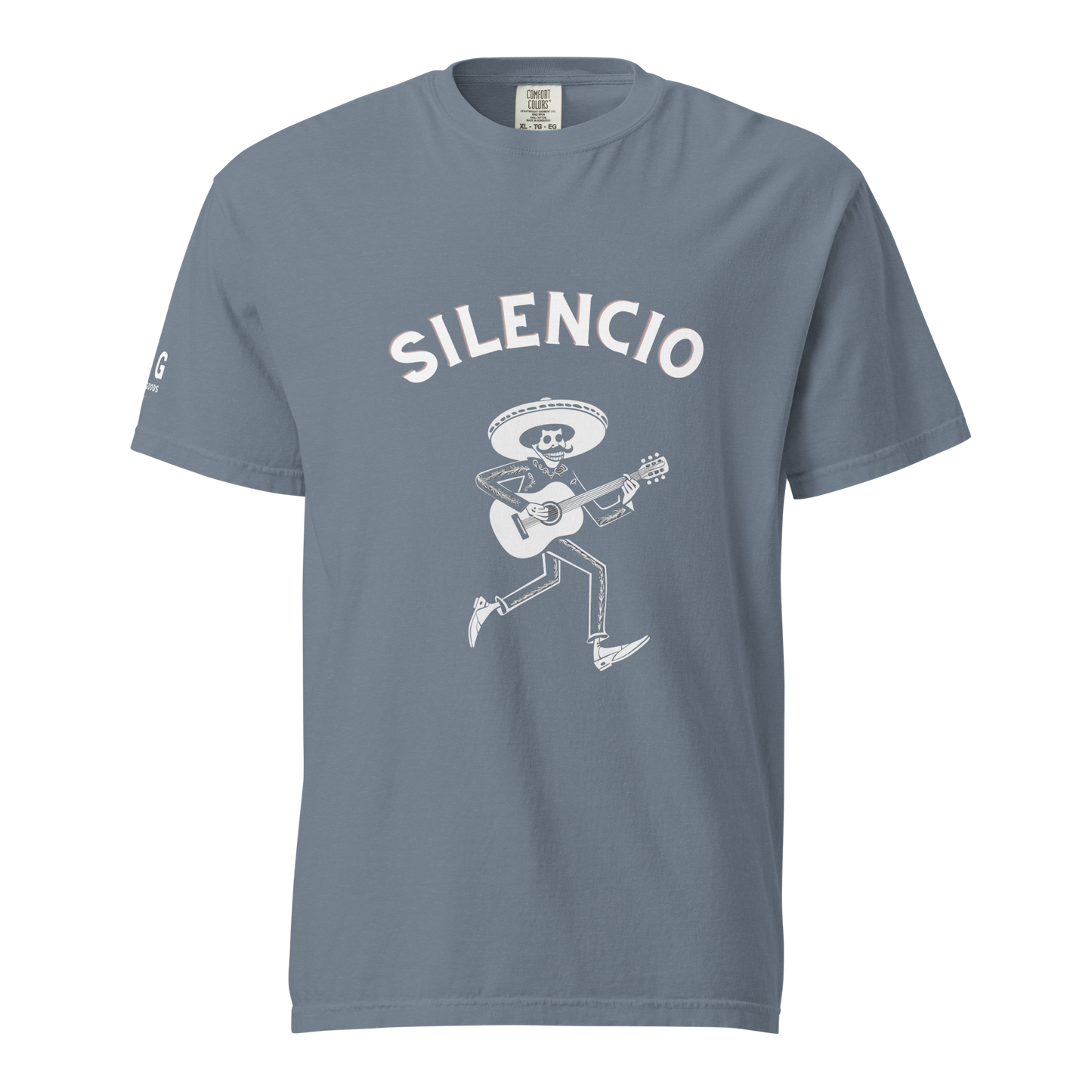 Silencio Unisex garment-dyed heavyweight t-shirt