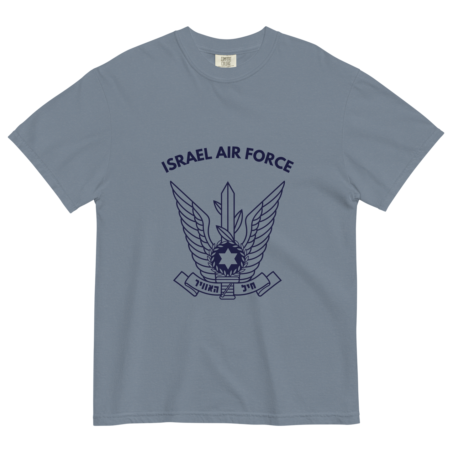 Israel Air-Force men's  garment-dyed heavyweight t-shirt