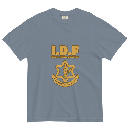 Vintage IDF logo men's garment-dyed heavyweight t-shirt