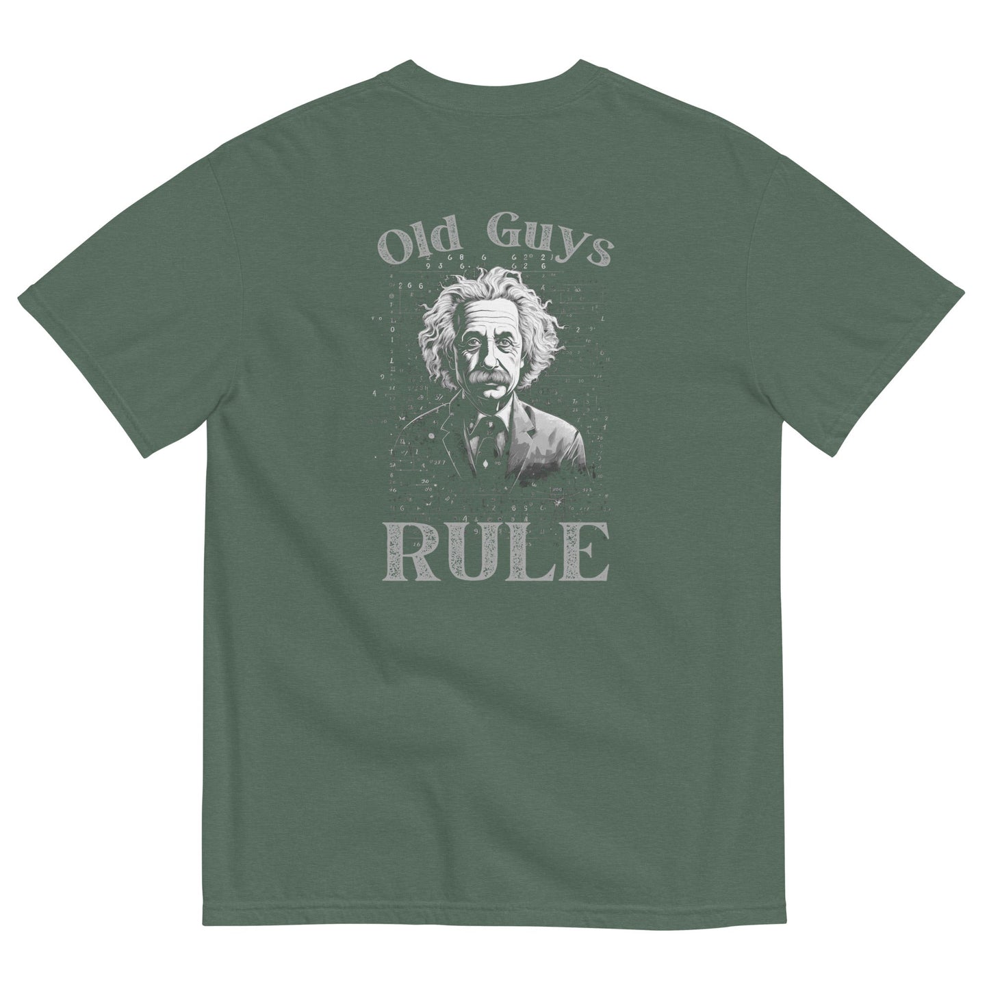 Old Guys Rule womens garment-dyed heavyweight t-shirt