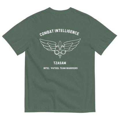 Tzsam - Combat Intelligence garment-dyed heavyweight t-shirt