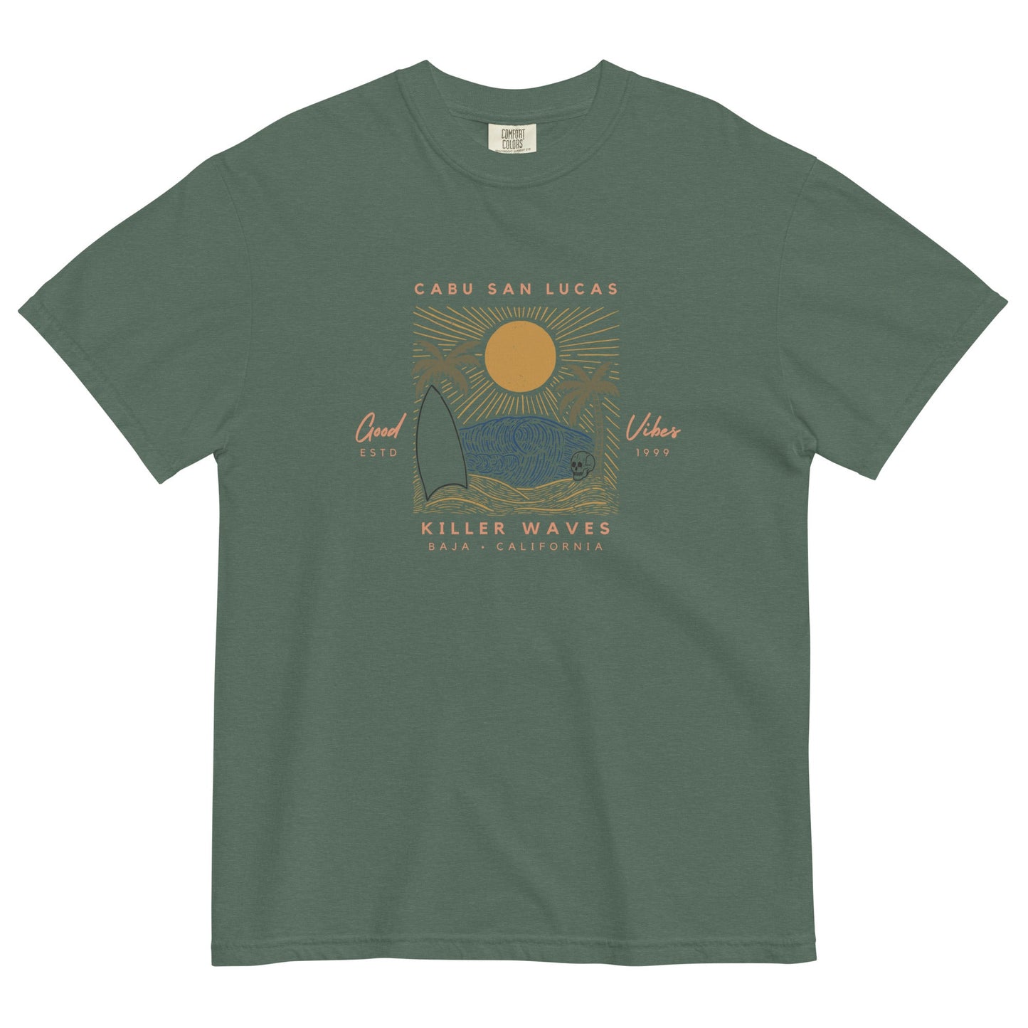 Cabu San Lucas women's garment-dyed heavyweight t-shirt