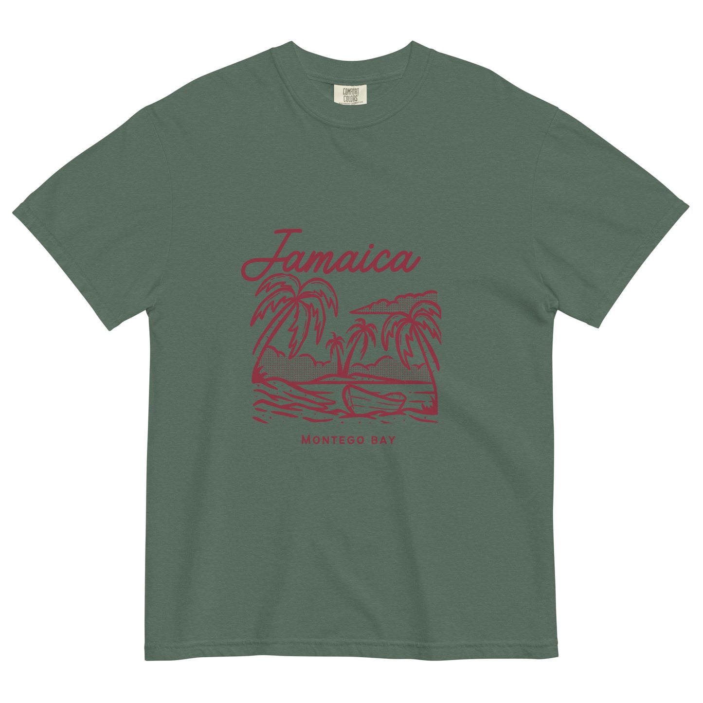 Jamaica Unisex garment-dyed heavyweight t-shirt