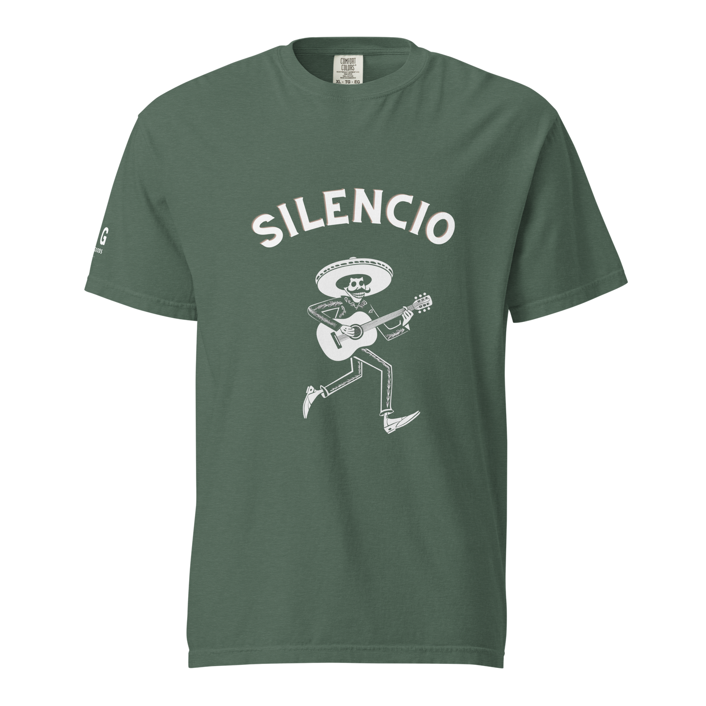 Silencio Unisex garment-dyed heavyweight t-shirt