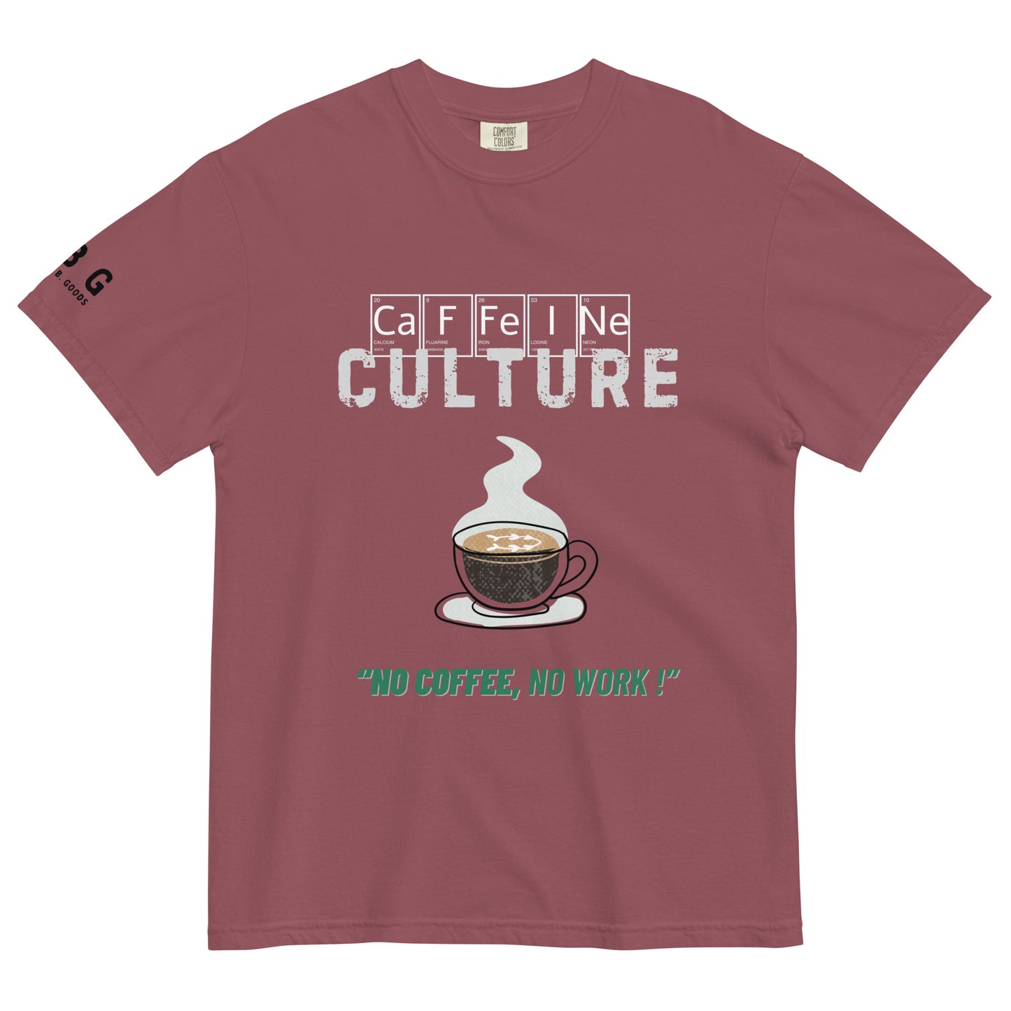 Caffeine  Culture men garment-dyed heavyweight t-shirt