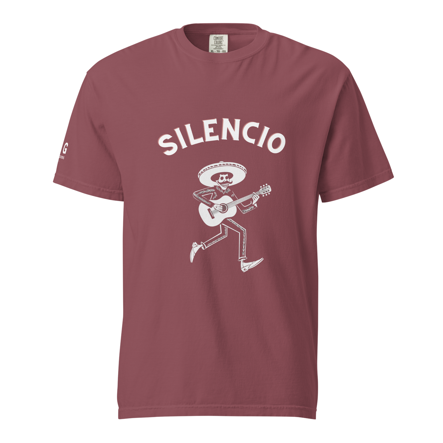 Silencio Unisex garment-dyed heavyweight t-shirt