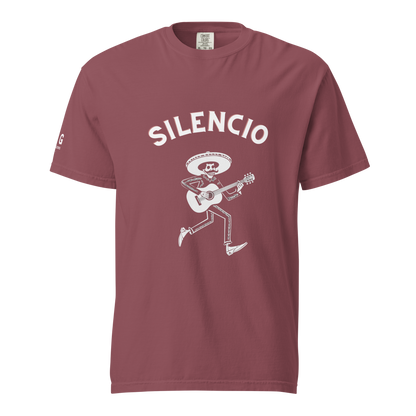 Silencio Unisex garment-dyed heavyweight t-shirt