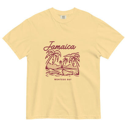 Jamaica Unisex garment-dyed heavyweight t-shirt