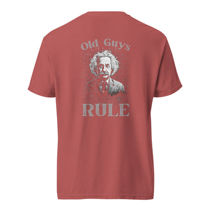 Old Guys Rule womens garment-dyed heavyweight t-shirt