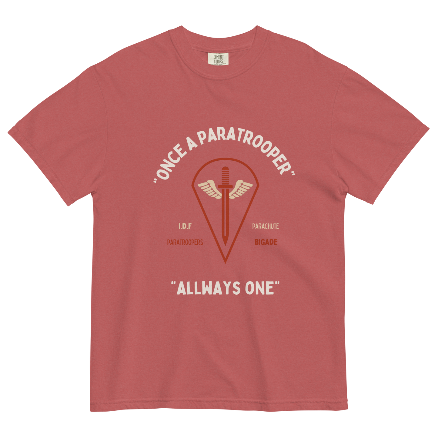 IDF Vintage Paratroopers' men's garment-dyed heavyweight t-shirt