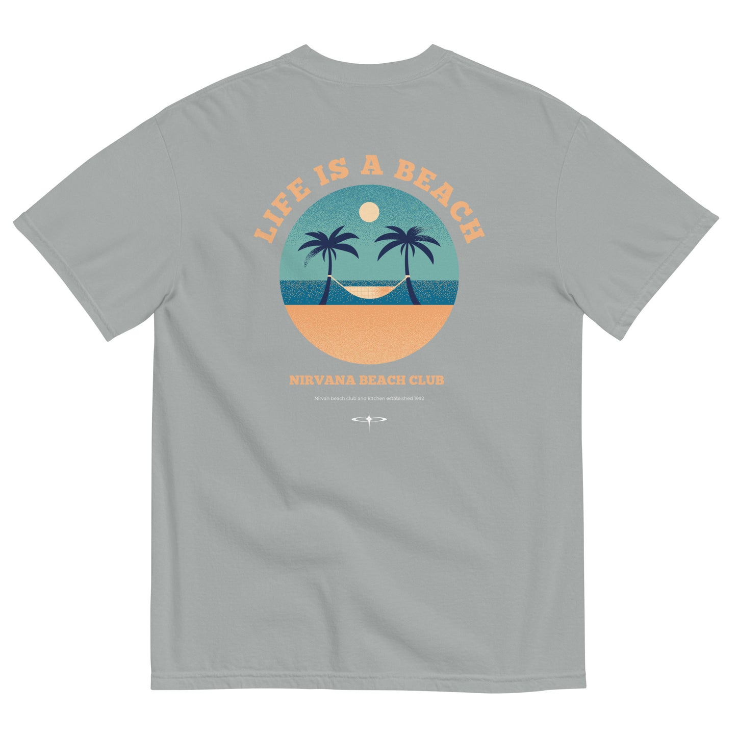 Life Is A Beach men garment-dyed heavyweight t-shirt