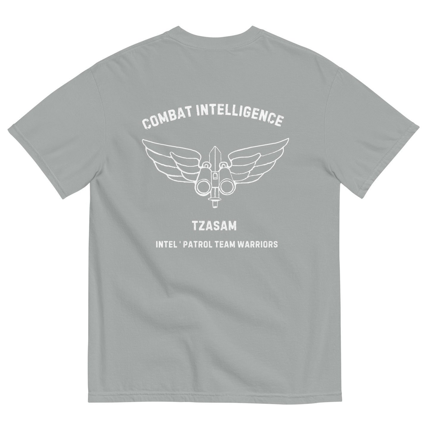 Tzsam - Combat Intelligence garment-dyed heavyweight t-shirt