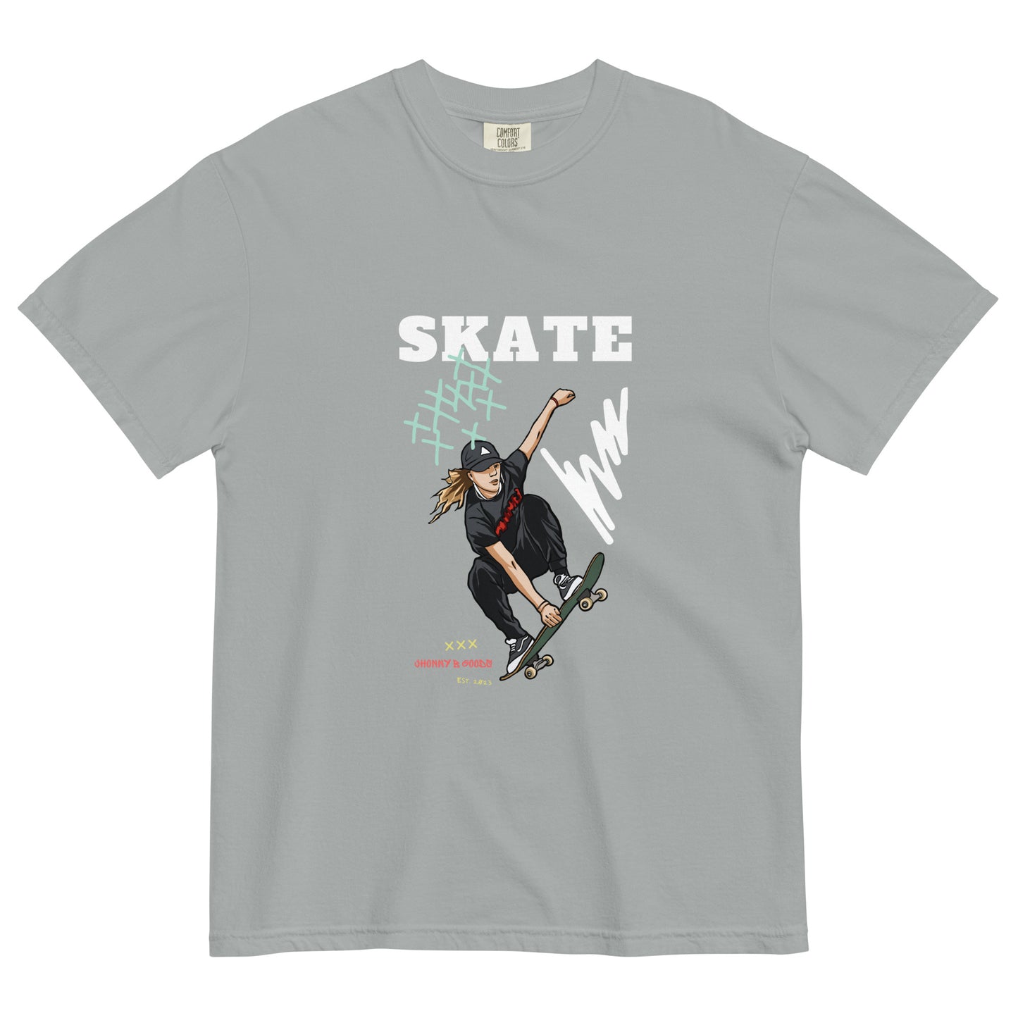 Skate Women's garment-dyed heavyweight t-shirt