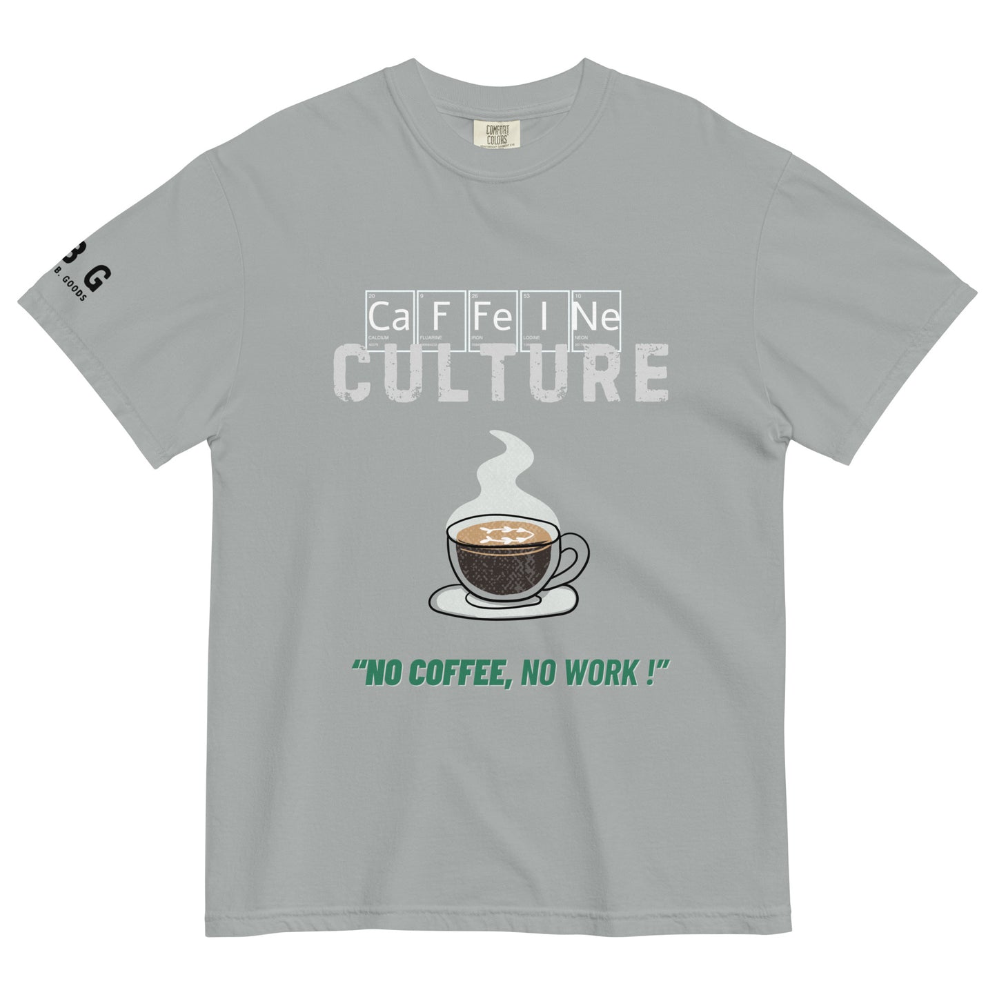 Caffeine  Culture men garment-dyed heavyweight t-shirt