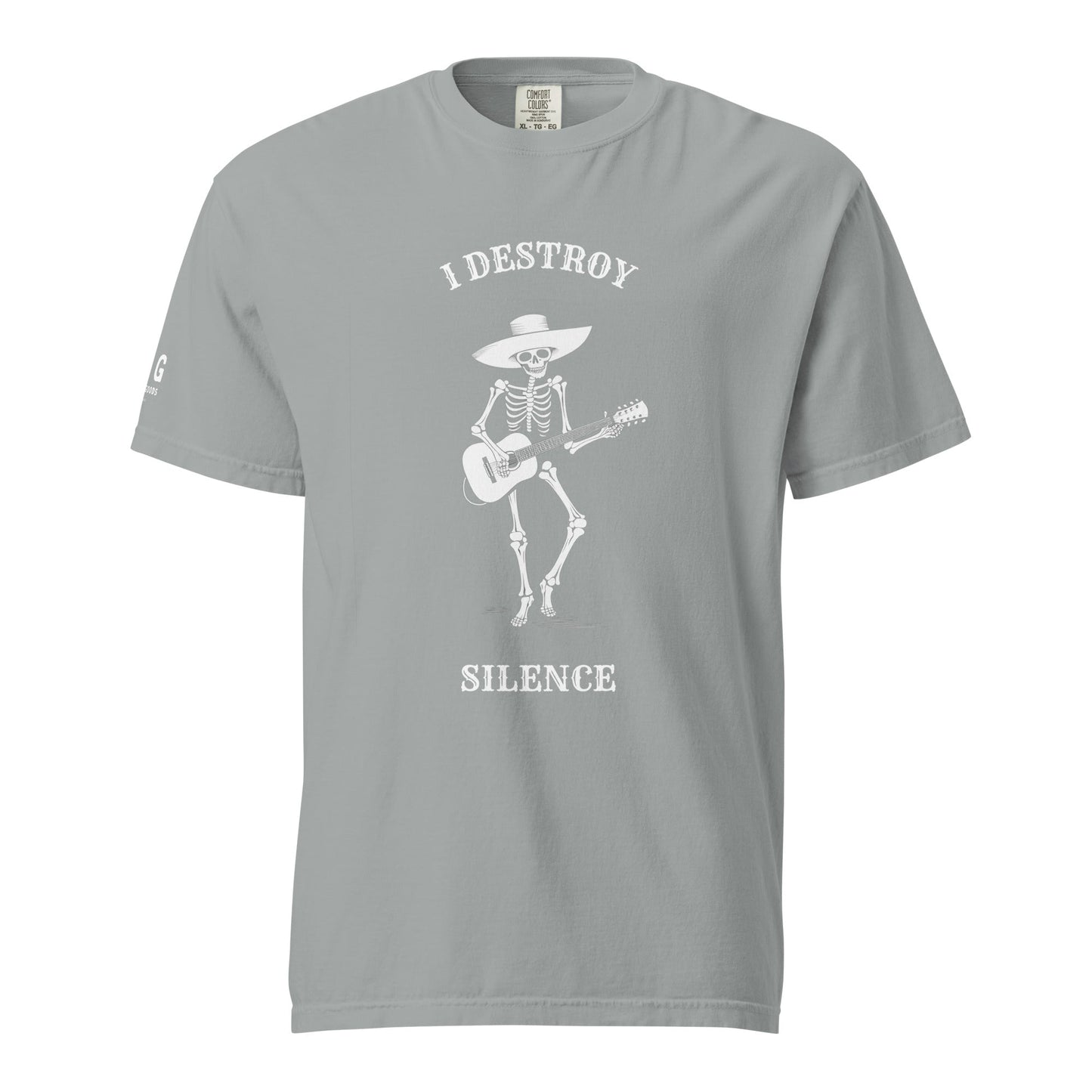 Destroy Silence women's garment-dyed heavyweight t-shirt