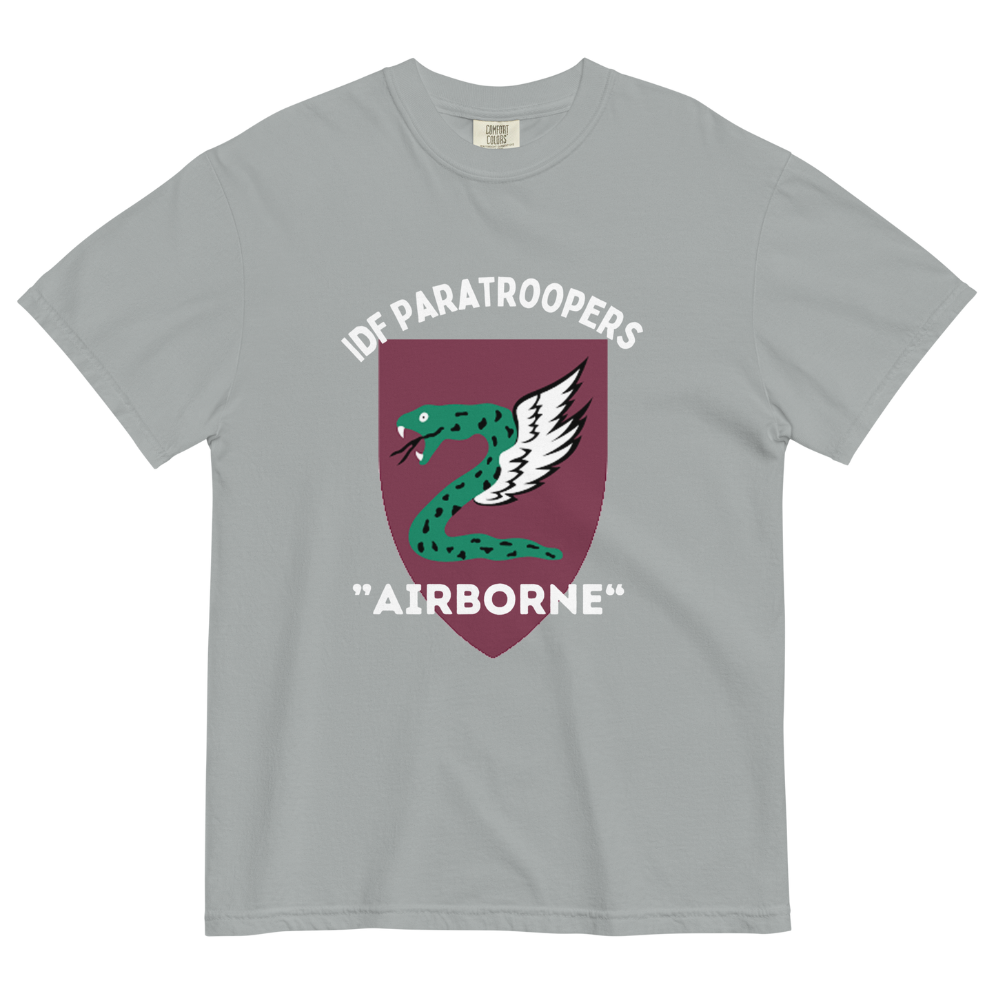 IDF Paratroopers Airborne women's garment-dyed heavyweight t-shirt