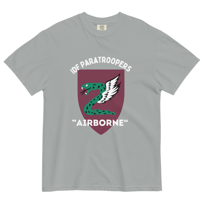 IDF Paratroopers Airborne women's garment-dyed heavyweight t-shirt