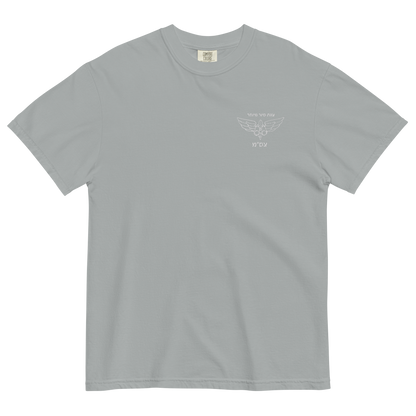 Tzsam - Combat Intelligence garment-dyed heavyweight t-shirt