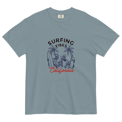 Surfing Vibes California men garment-dyed heavyweight t-shirt